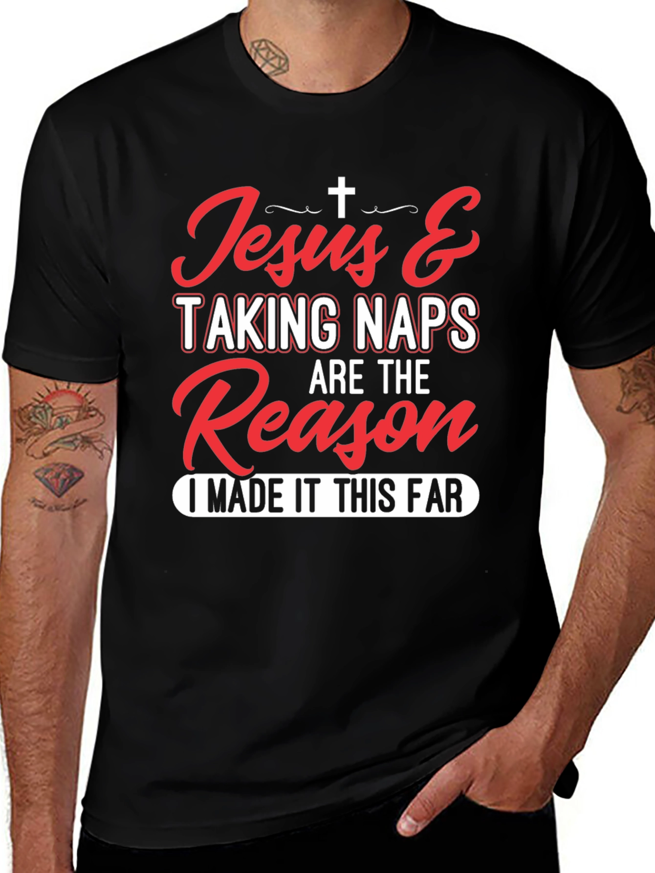 Jesus & Naps T-Shirt - Christian Humor Tee