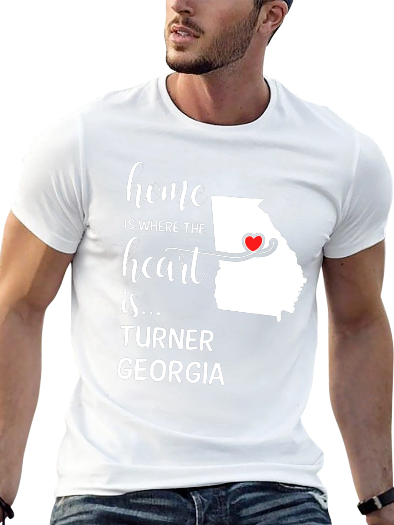 Georgia Home Heart T-Shirt - Turner Georgia