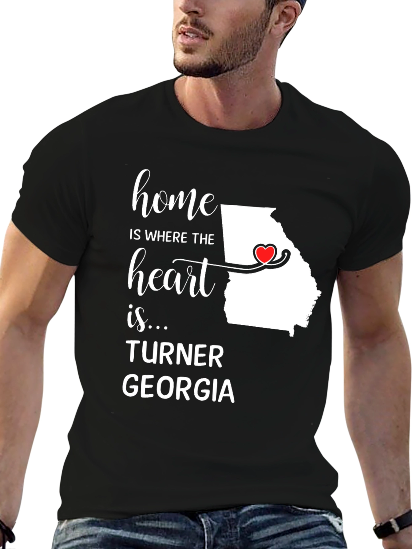 Georgia Home Heart T-Shirt - Turner Georgia