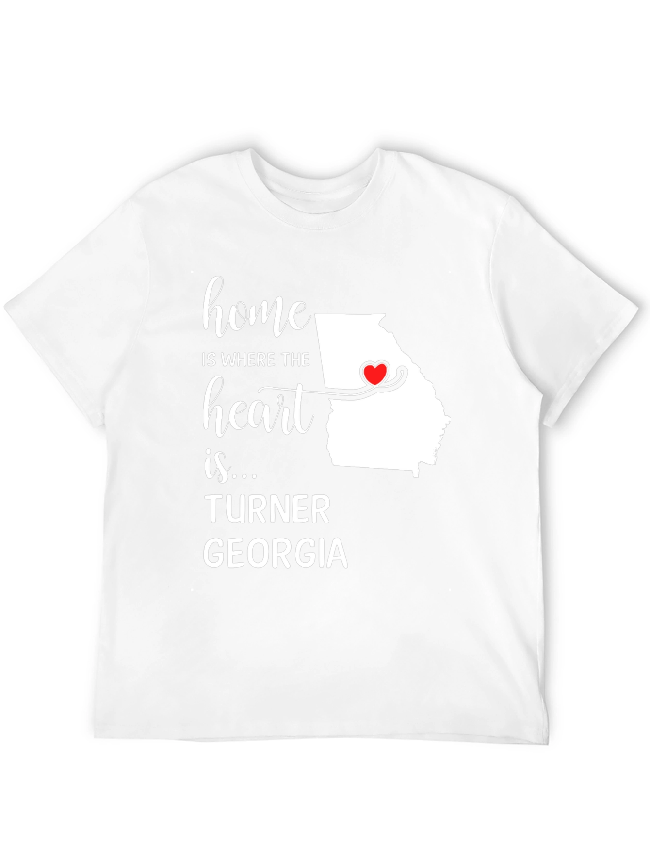 Georgia Home Heart T-Shirt - Turner Georgia