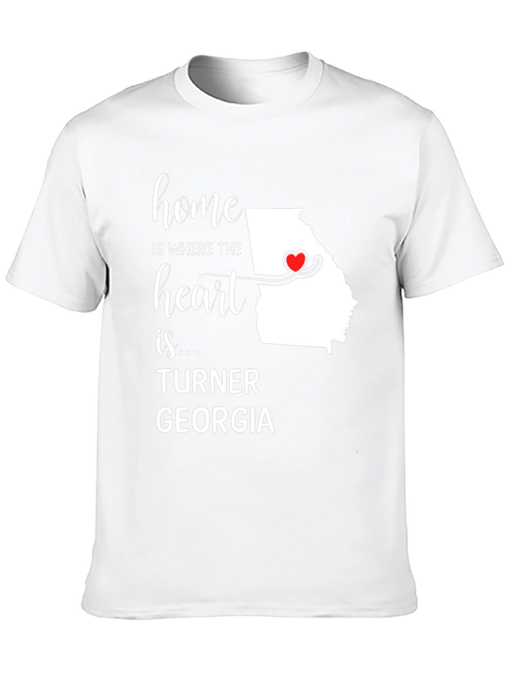 Georgia Home Heart T-Shirt - Turner Georgia