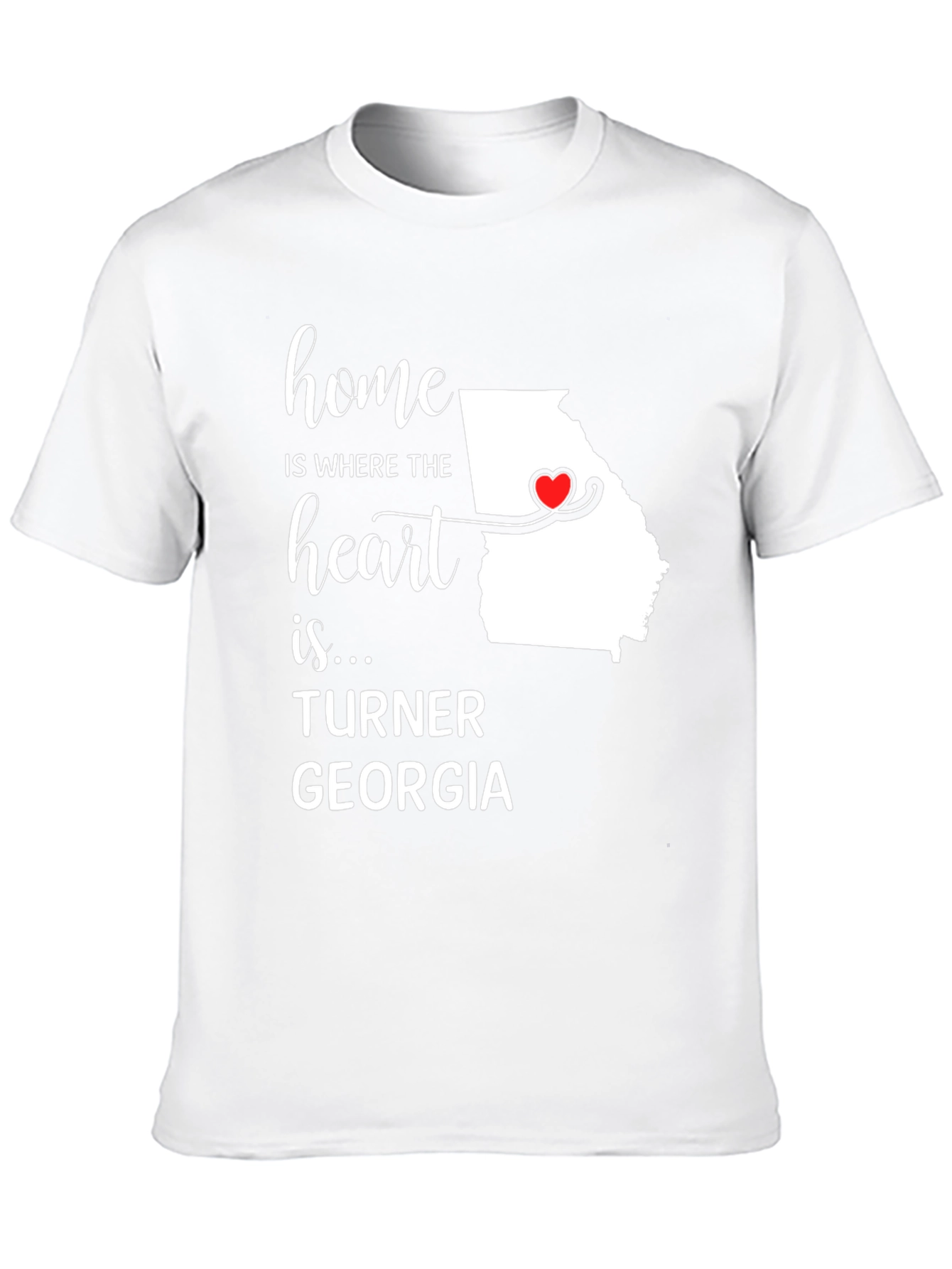 Georgia Home Heart T-Shirt - Turner Georgia