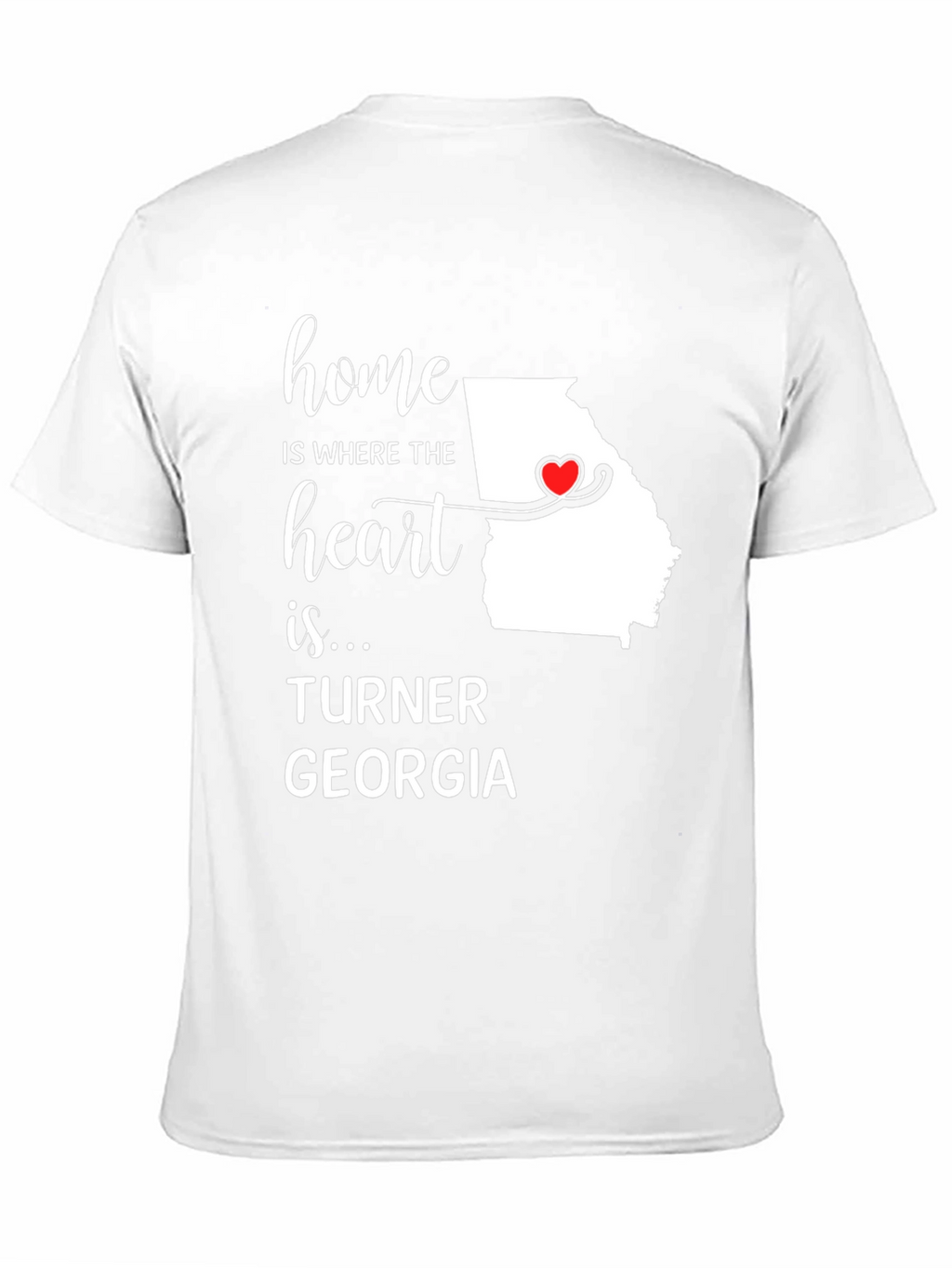 Georgia Home Heart T-Shirt - Turner Georgia