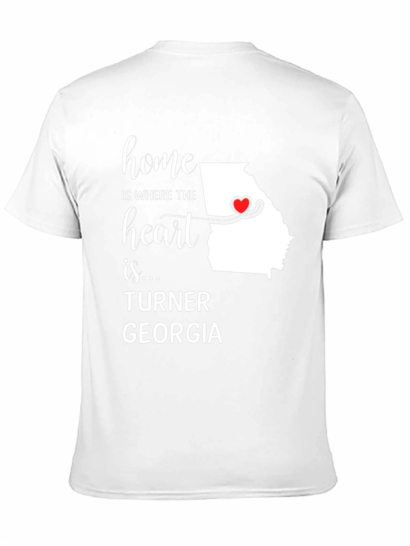 Georgia Home Heart T-Shirt - Turner Georgia