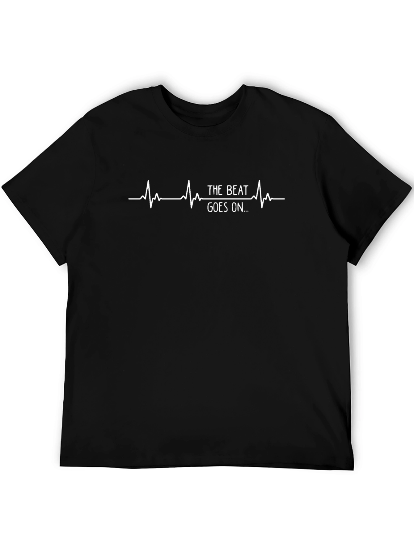The Beat Goes On Graphic Tee - Black T-Shirt