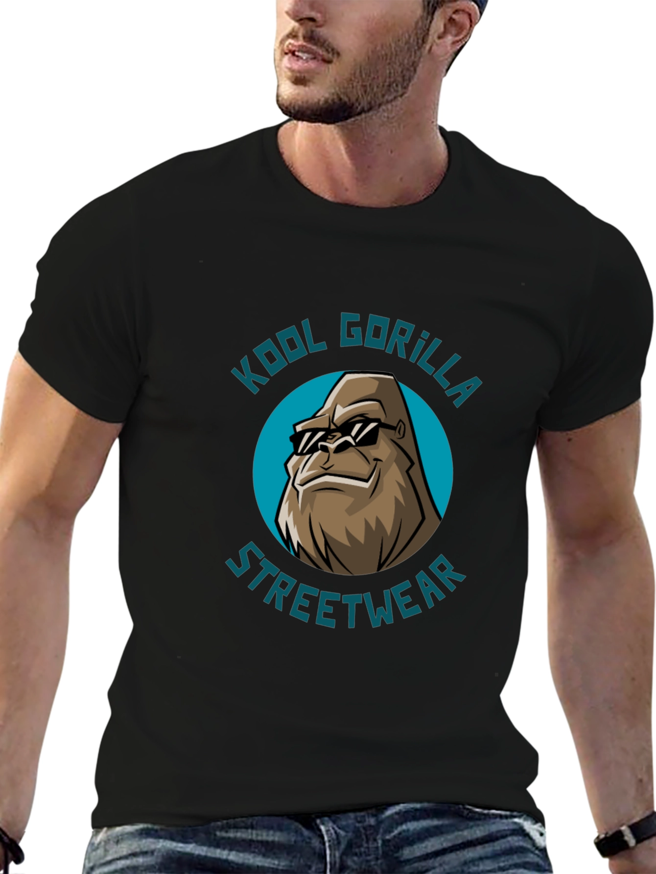 Cool Gorilla Streetwear Graphic T-Shirt