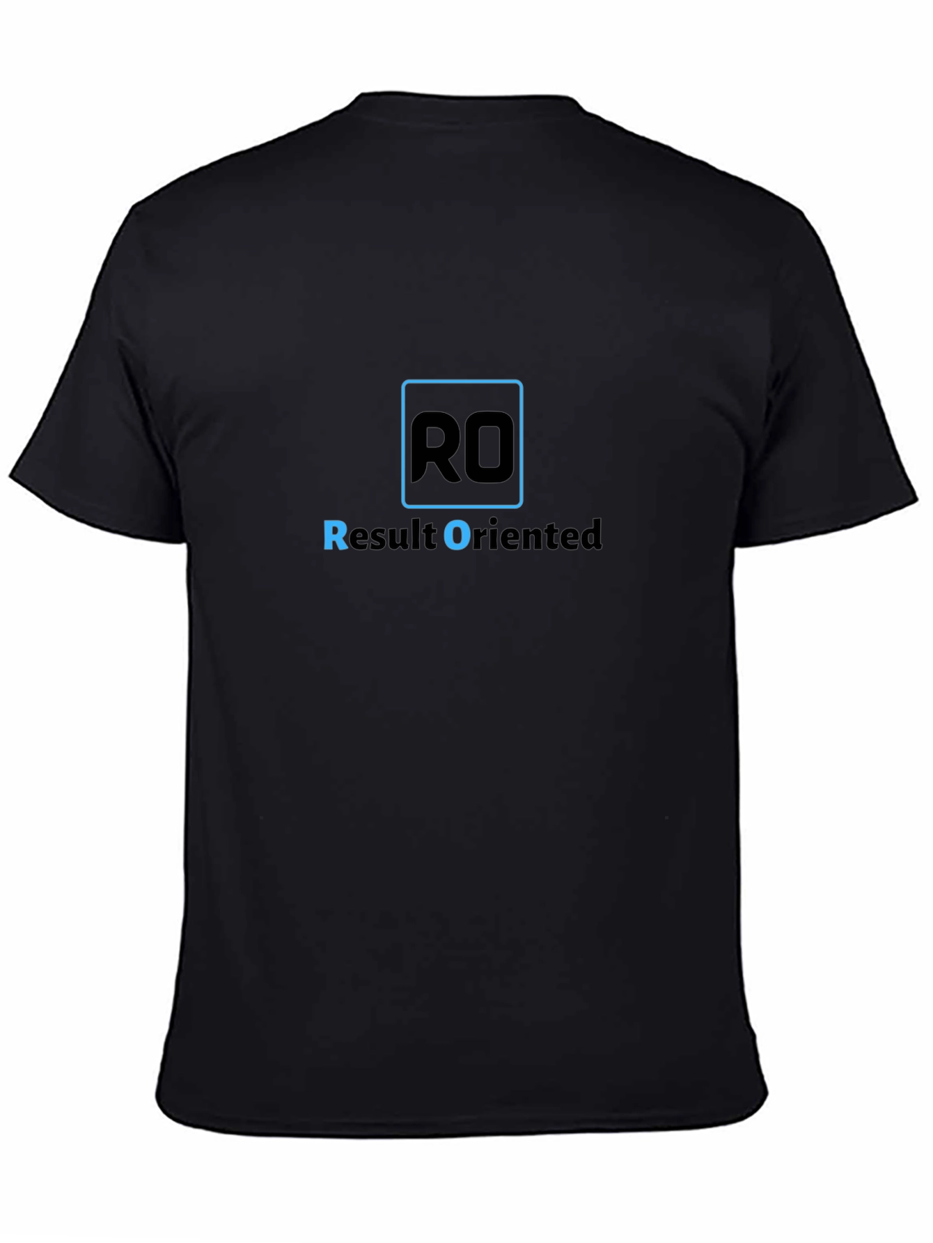 Result Oriented Black T-Shirt