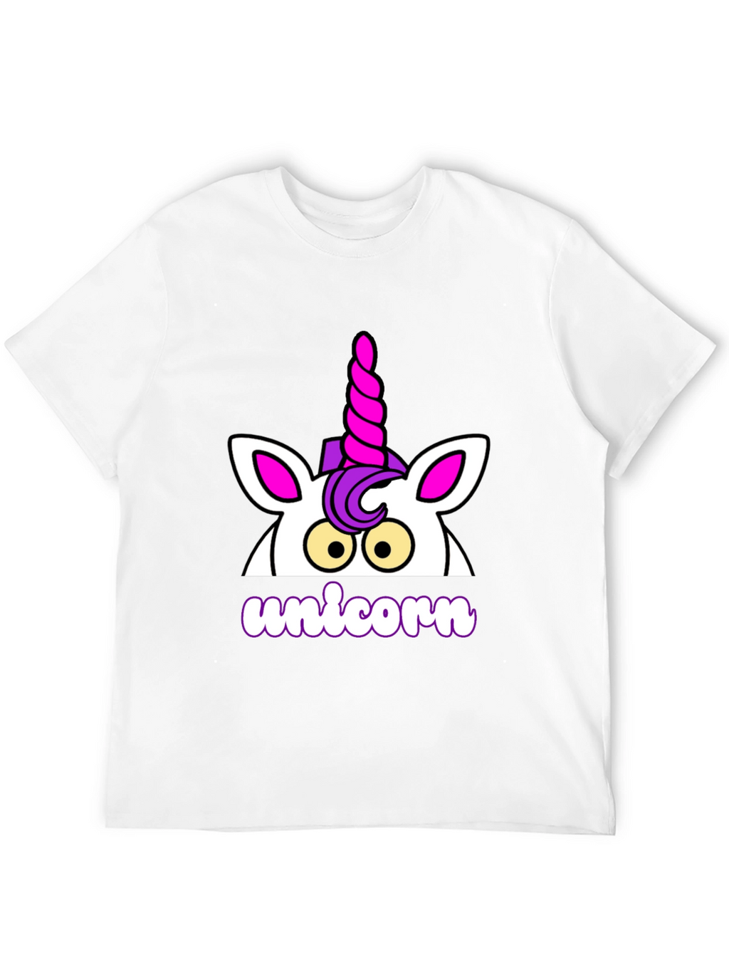 Unicorn Graphic T-Shirt - Black