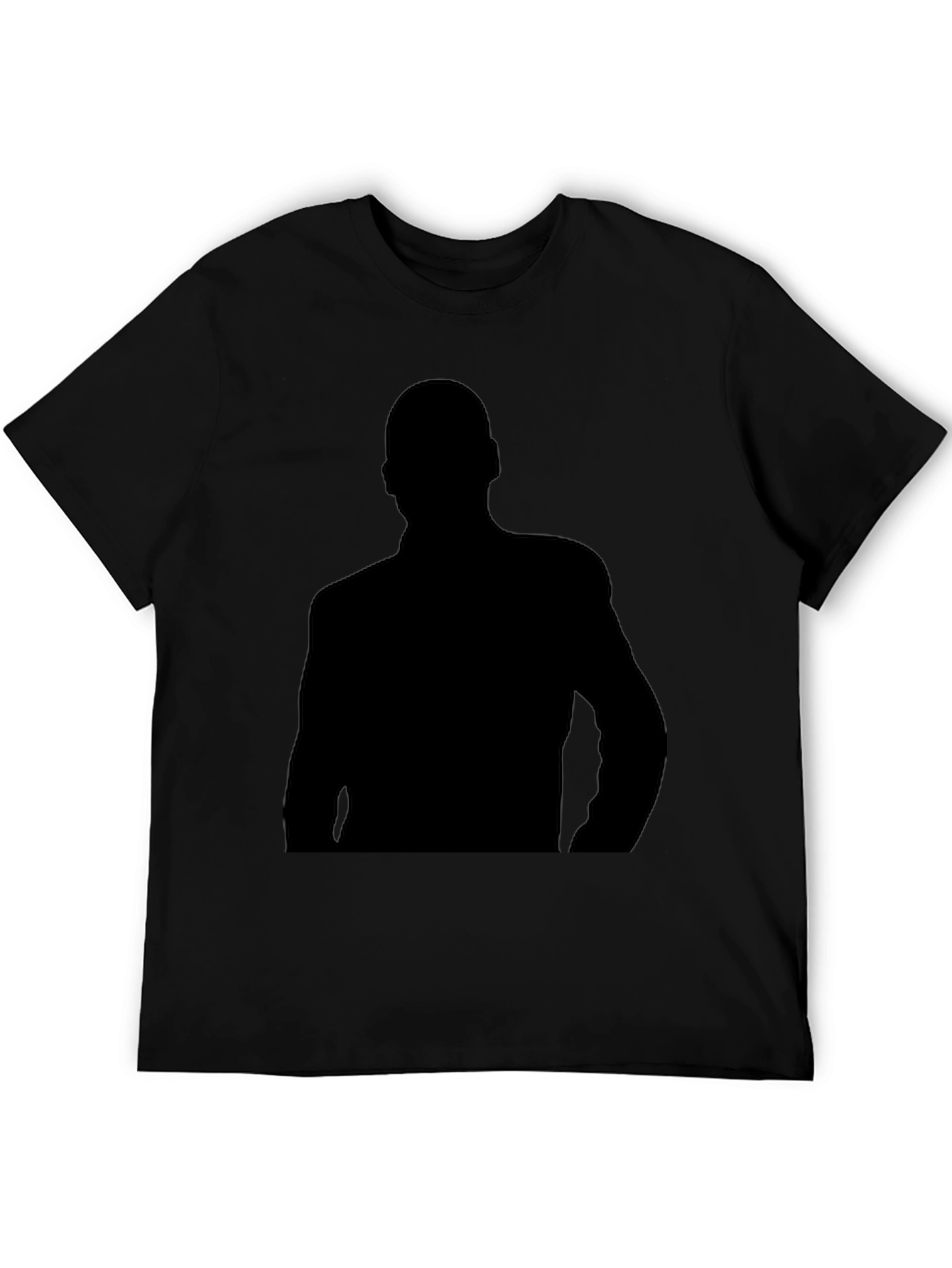 Silhouette Graphic Black T-Shirt - Cool Casual Wear