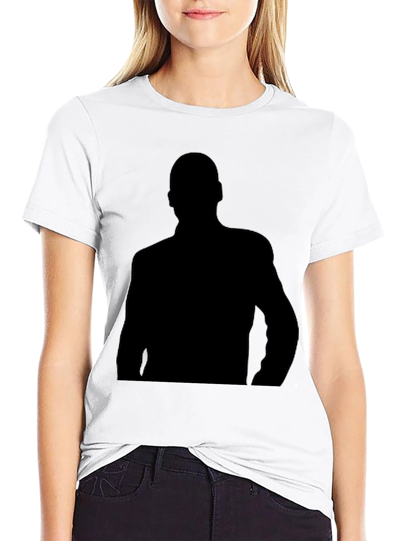 Silhouette Graphic Black T-Shirt - Cool Casual Wear