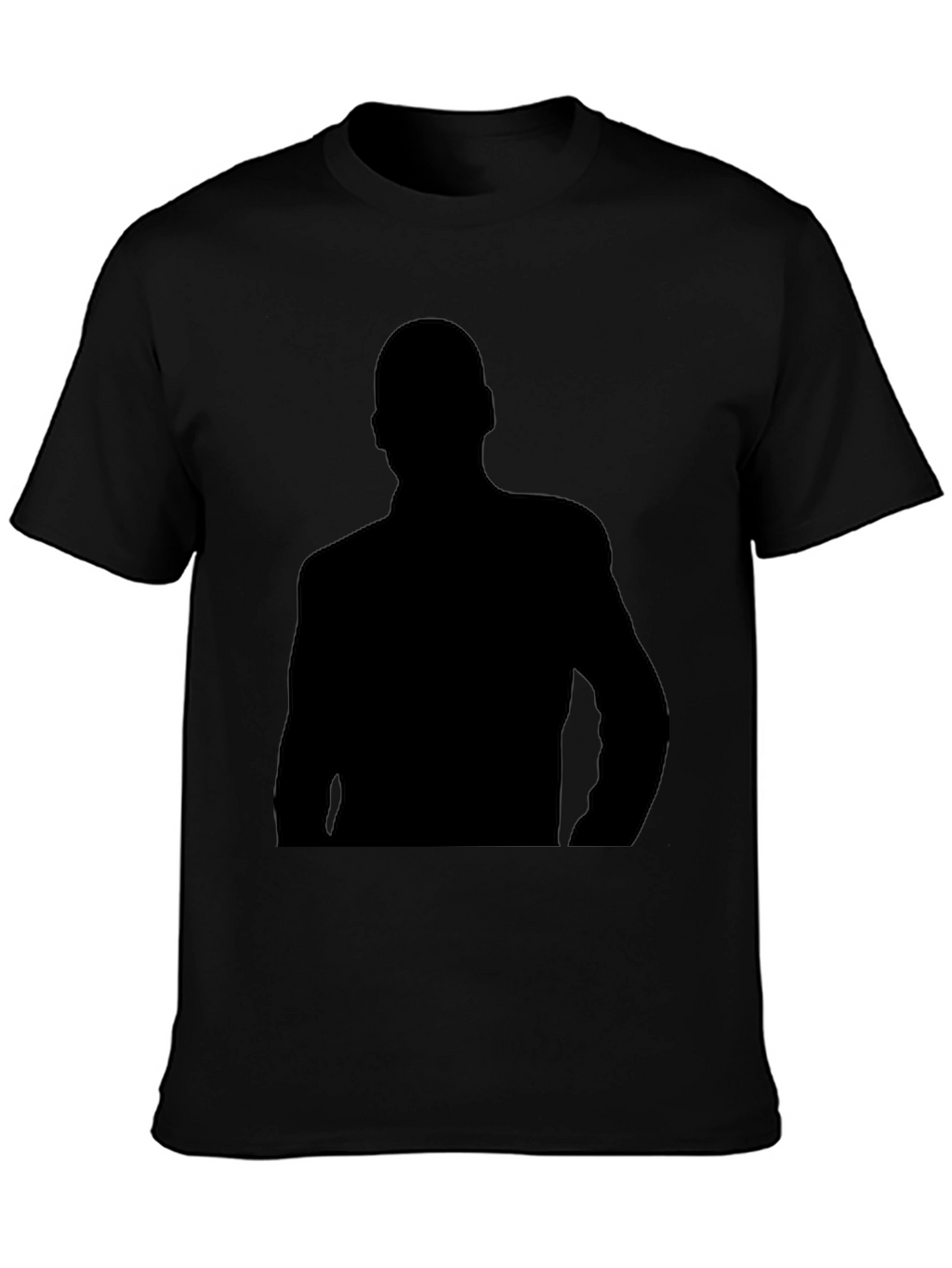 Silhouette Graphic Black T-Shirt - Cool Casual Wear