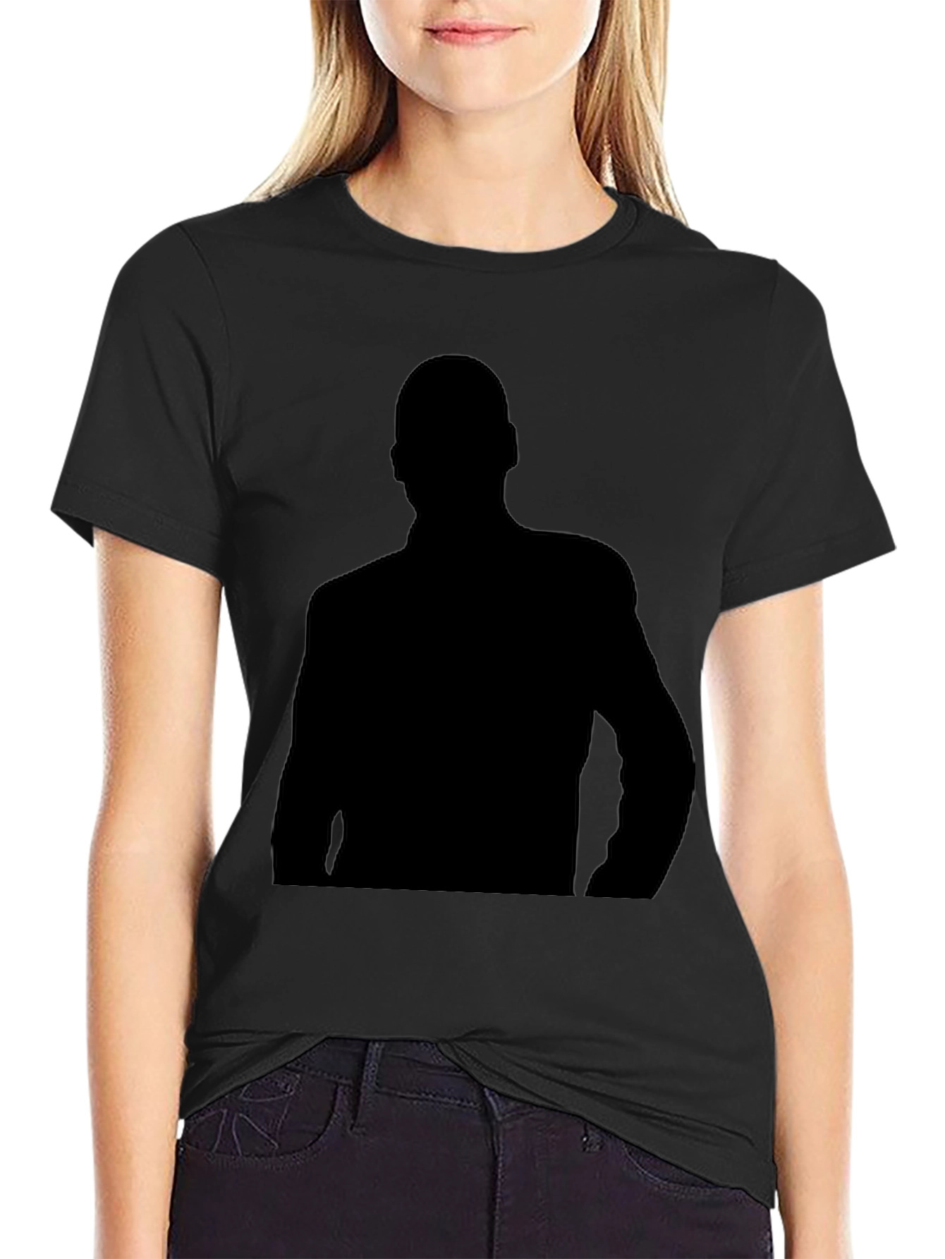 Silhouette Graphic Black T-Shirt - Cool Casual Wear