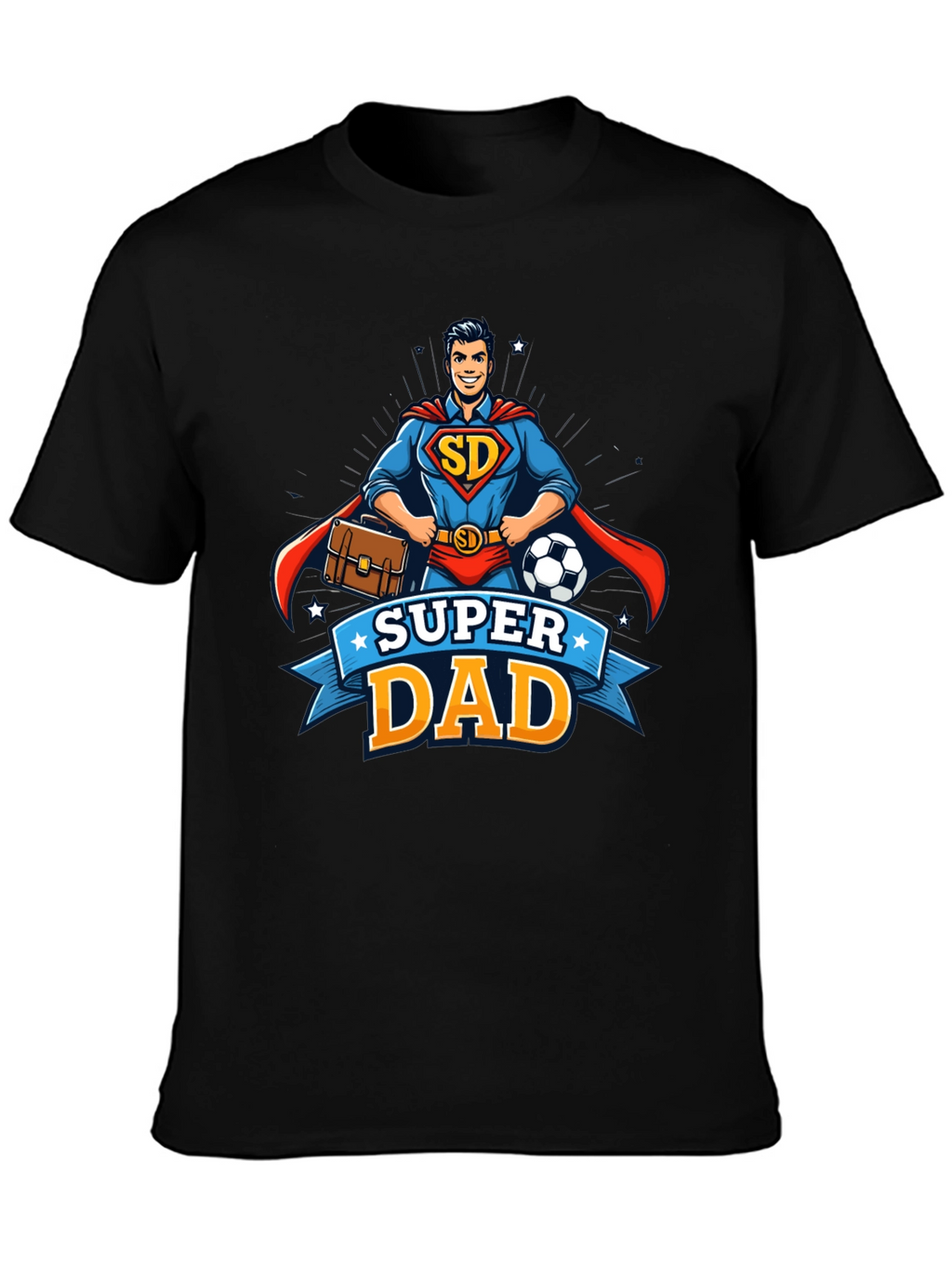 Super Dad Superhero Graphic T-Shirt - Fathers Day Gift