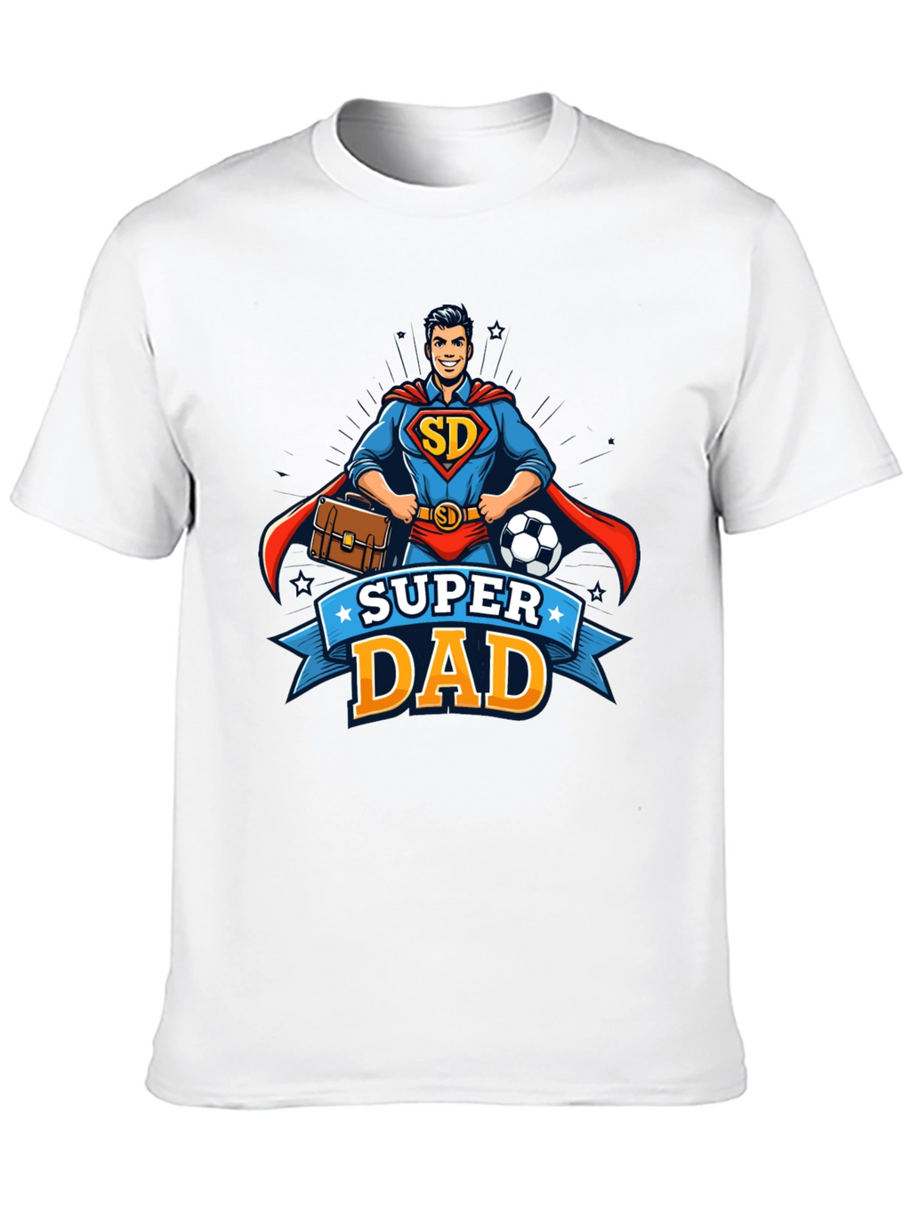 Super Dad Superhero Graphic T-Shirt - Fathers Day Gift