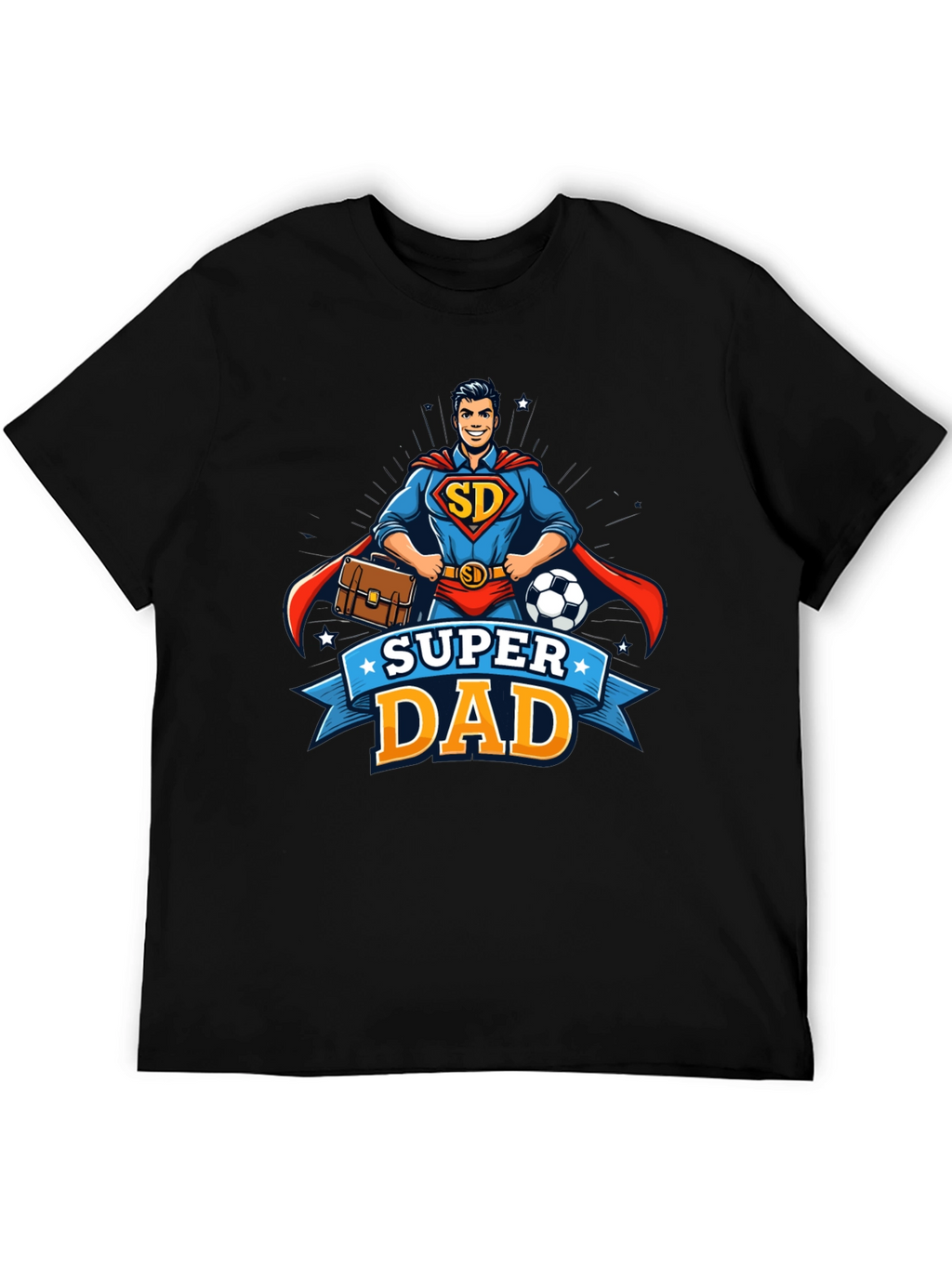 Super Dad Superhero Graphic T-Shirt - Fathers Day Gift