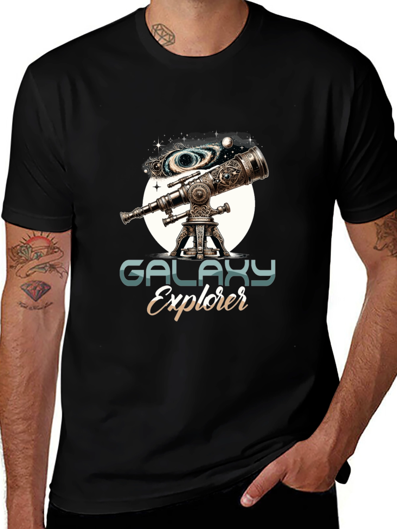 Galaxy Explorer Tee - Telescope Design