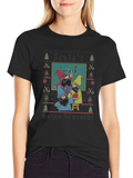 Santas Nurse Educator Ugly Christmas Sweater T-Shirt