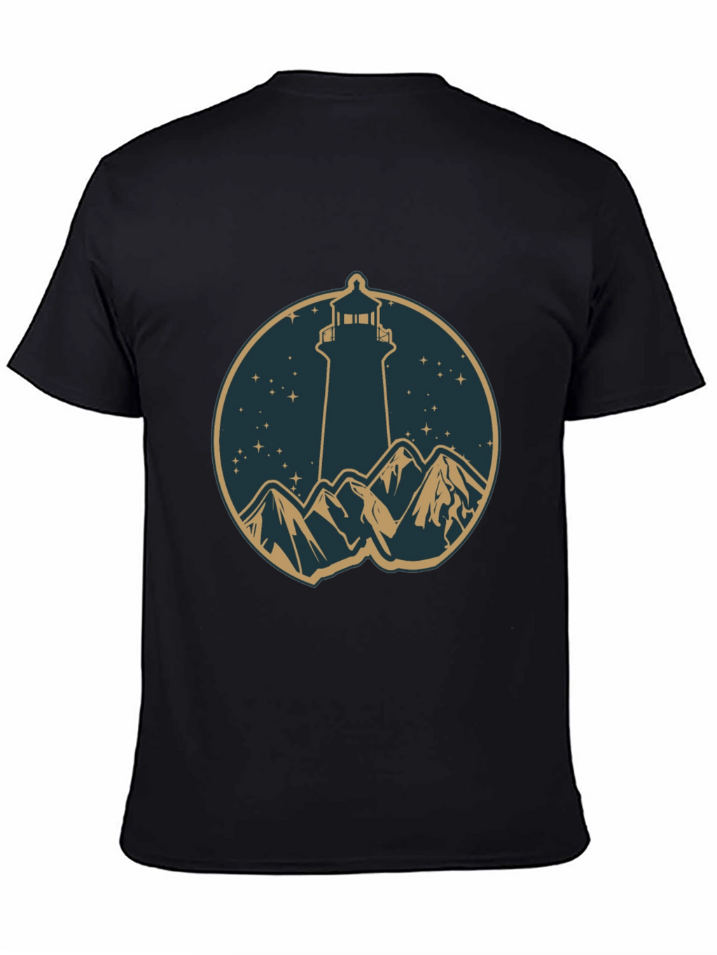 Lighthouse Mountain Graphic T-Shirt