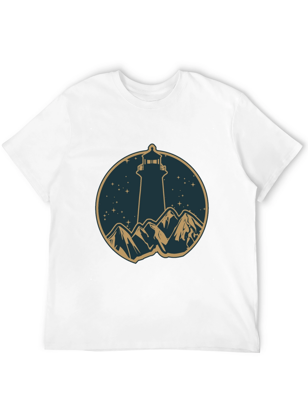 Lighthouse Mountain Graphic T-Shirt
