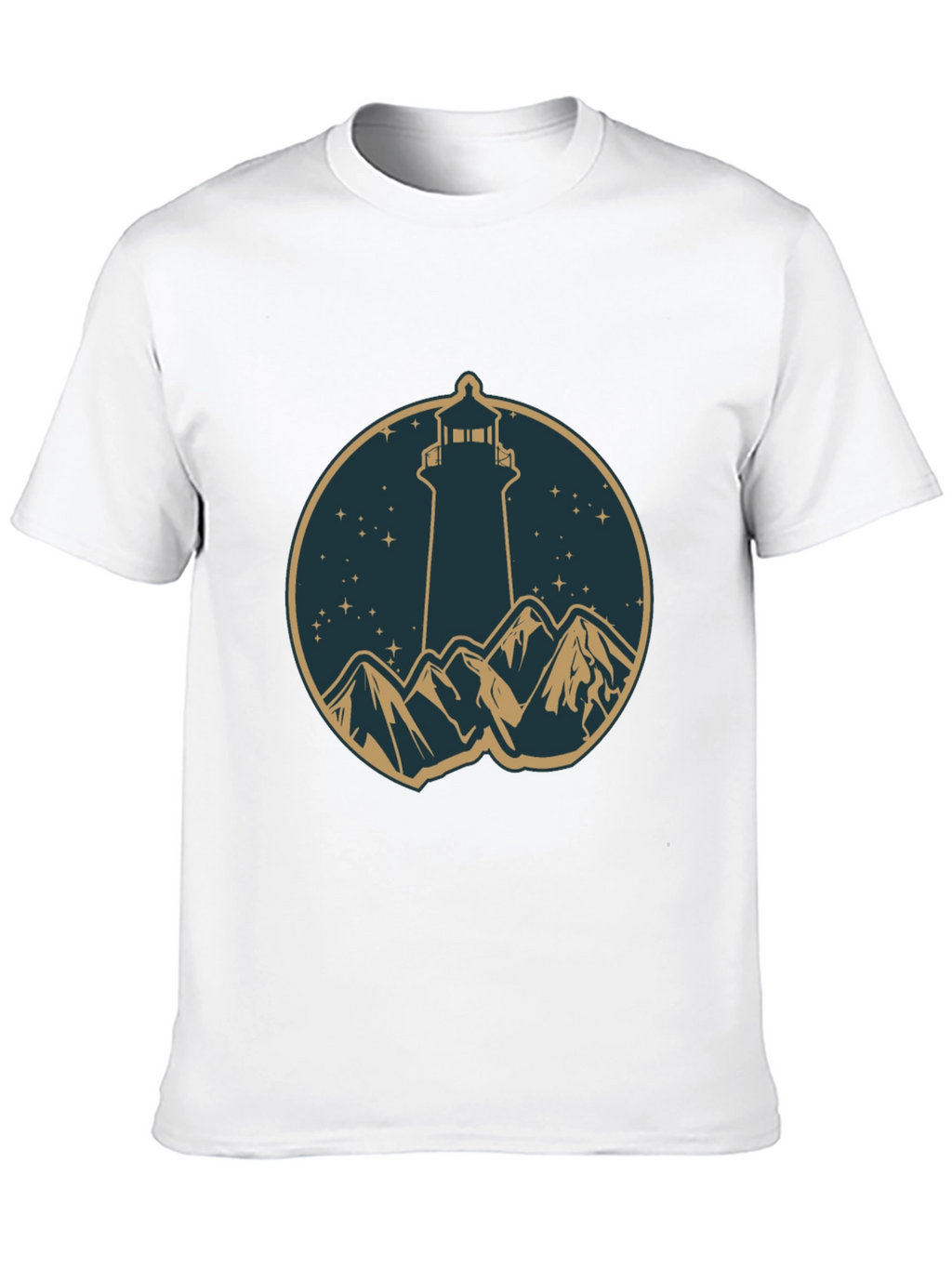 Lighthouse Mountain Graphic T-Shirt