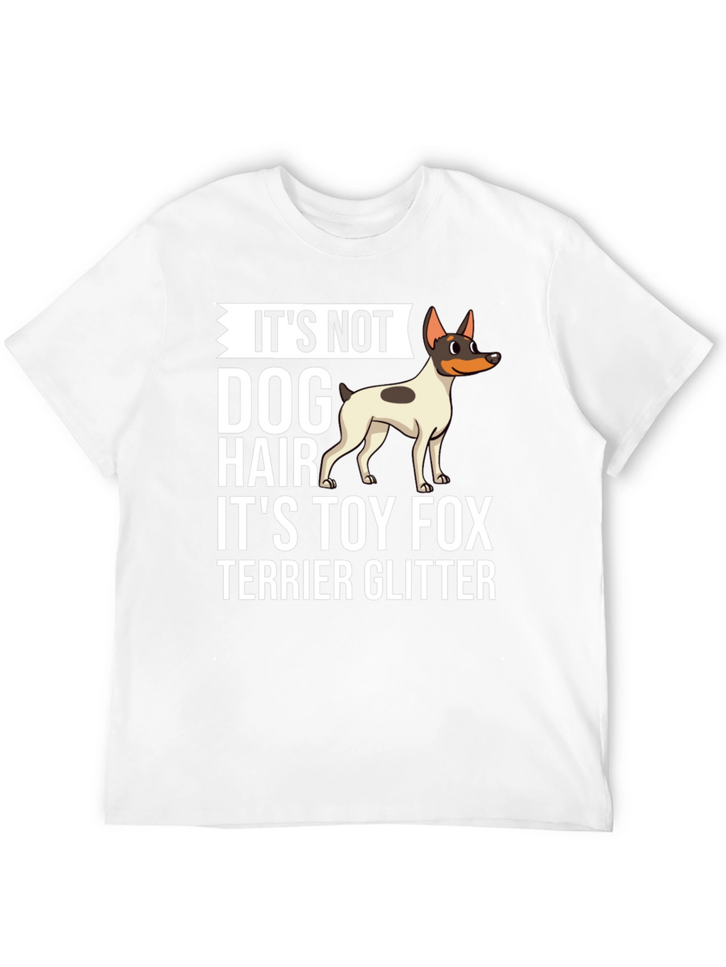 Toy Fox Terrier Glitter T-Shirt - Dog Lover Tee