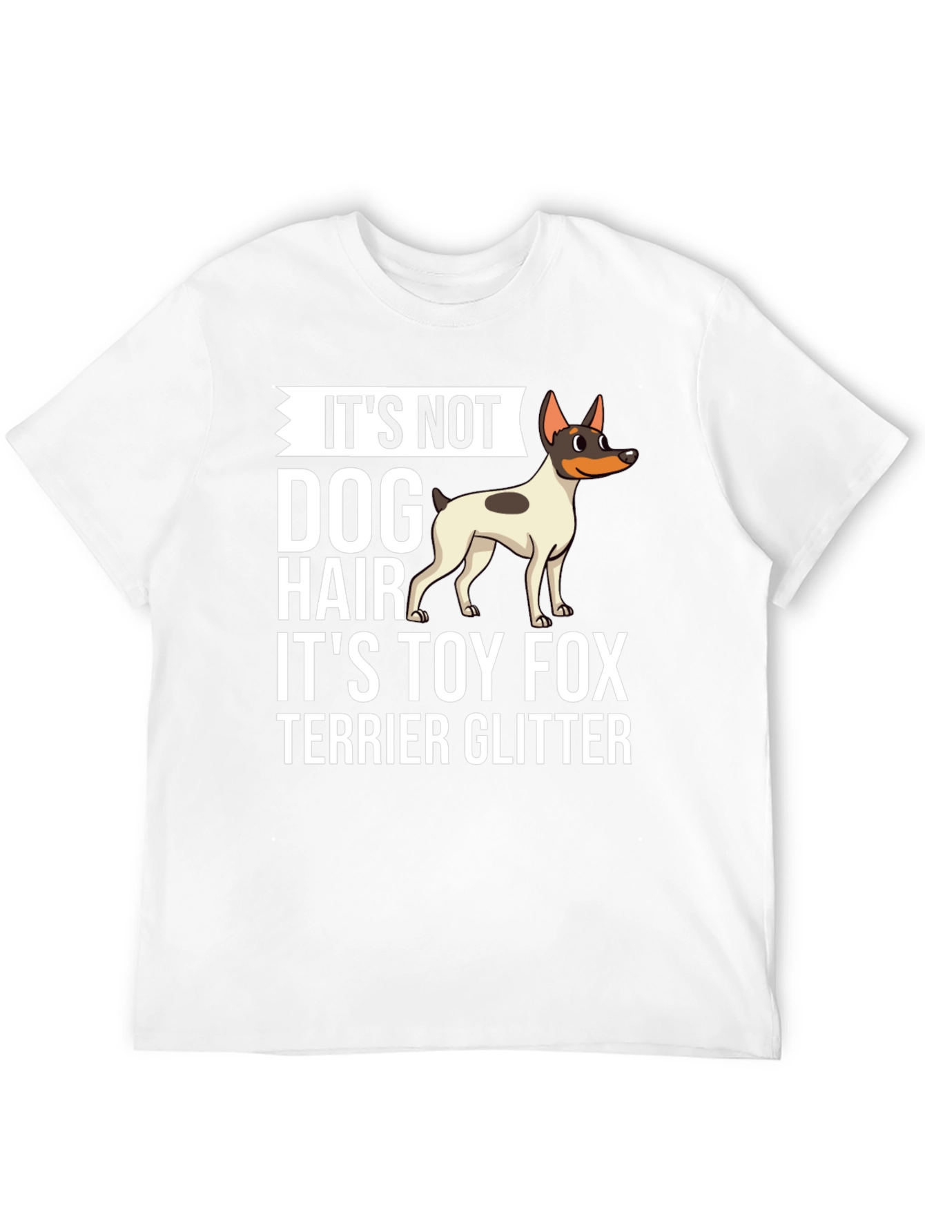 Toy Fox Terrier Glitter T-Shirt - Dog Lover Tee