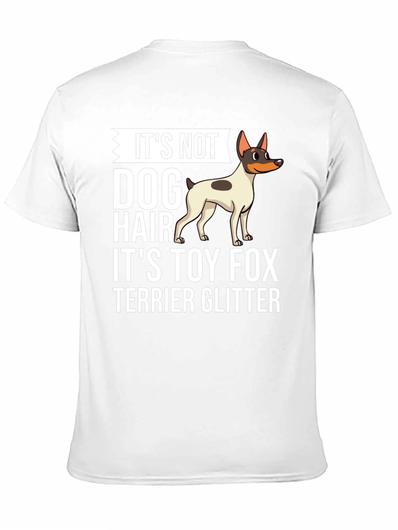 Toy Fox Terrier Glitter T-Shirt - Dog Lover Tee