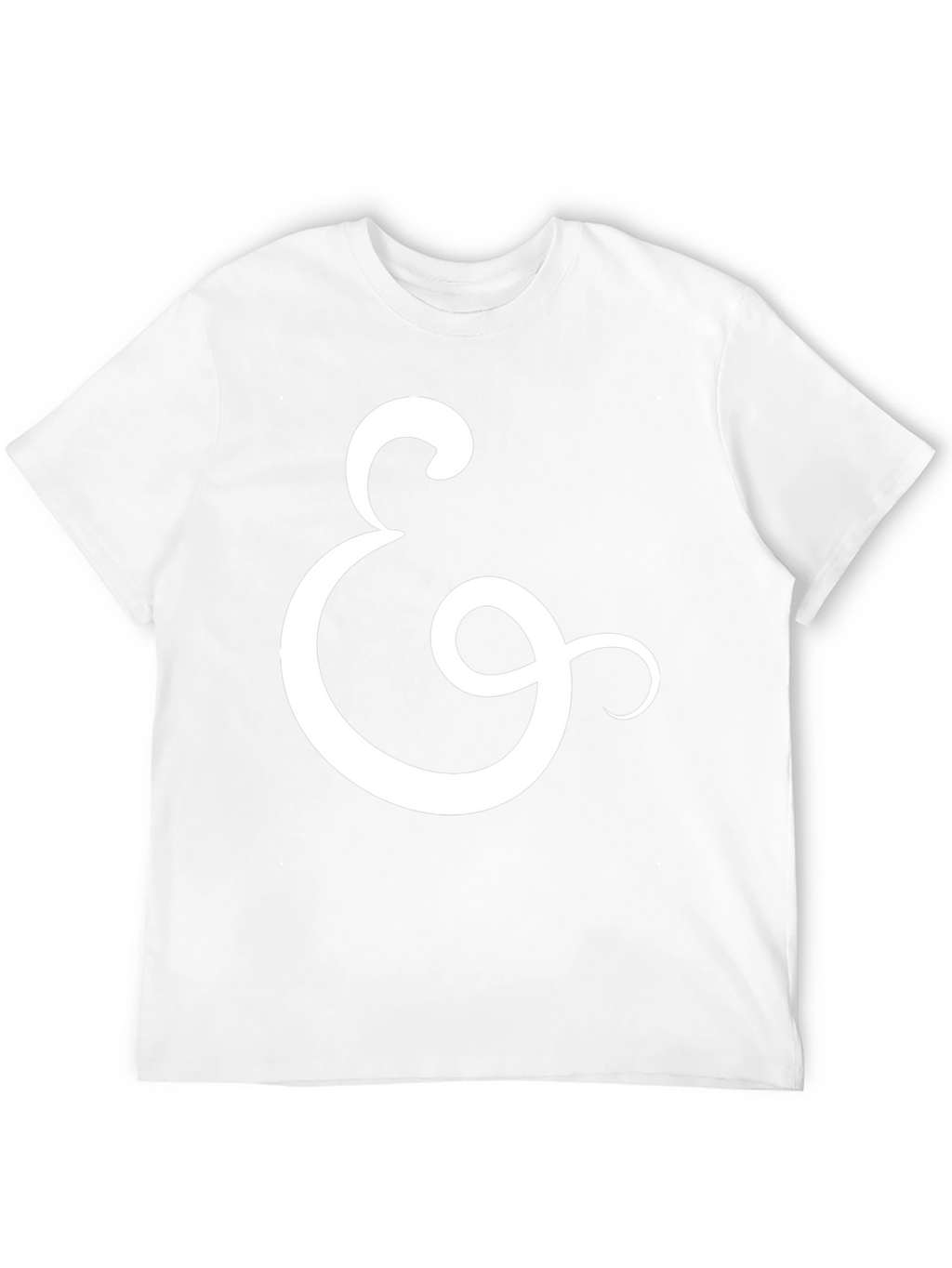 Ampersand Graphic Tee - Stylish Black Cotton T-Shirt