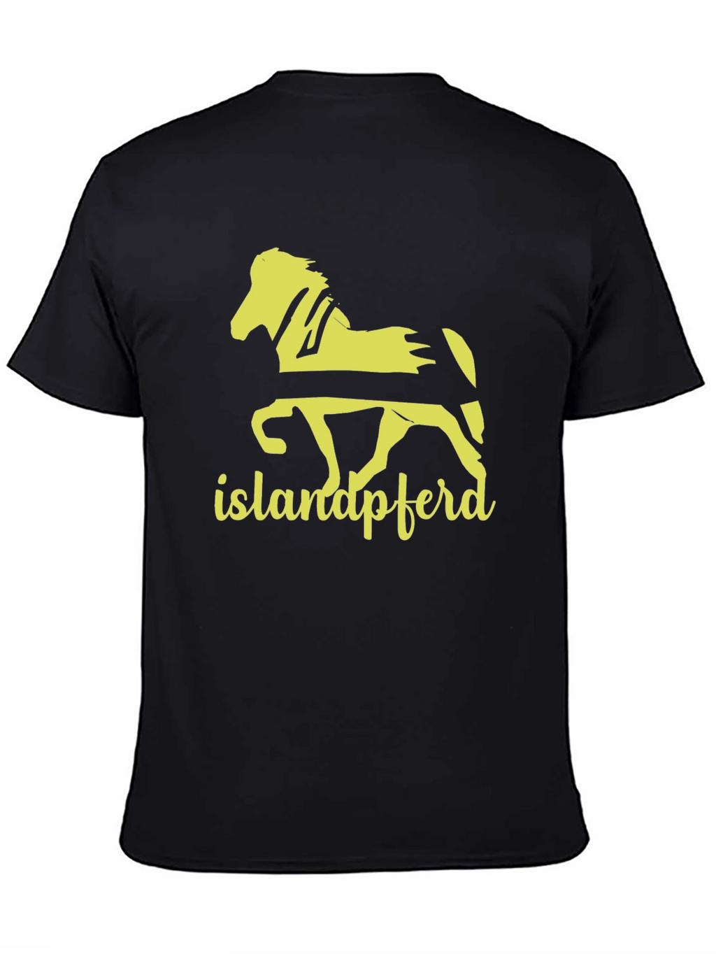 Icelandic Horse T-Shirt - Islandpferd Tee - Black