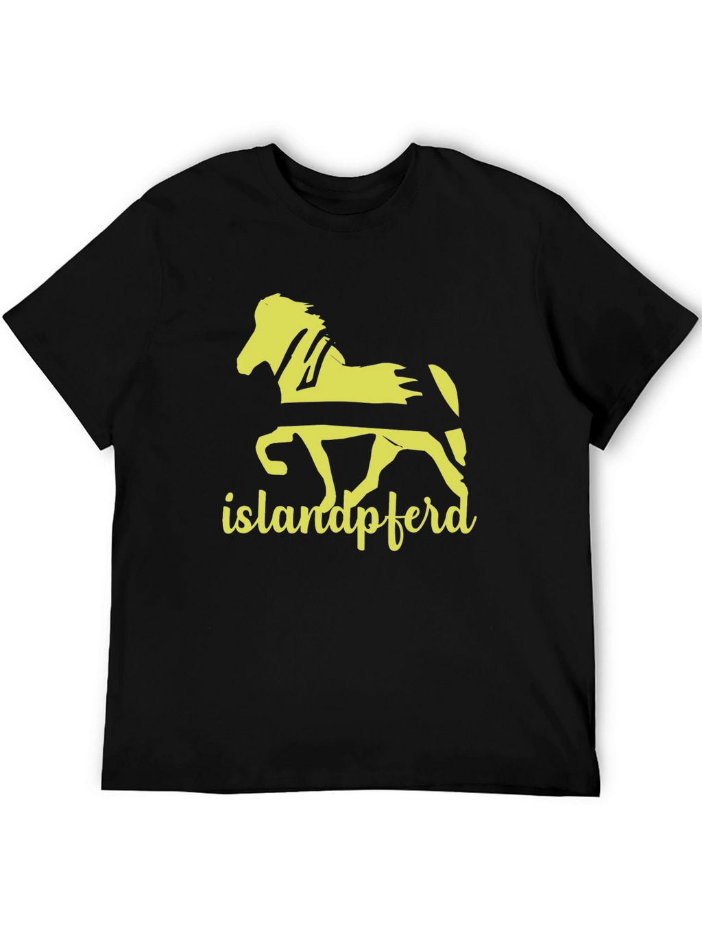 Icelandic Horse T-Shirt - Islandpferd Tee - Black