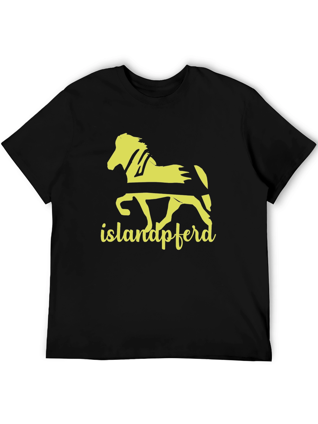 Icelandic Horse T-Shirt - Islandpferd Tee - Black
