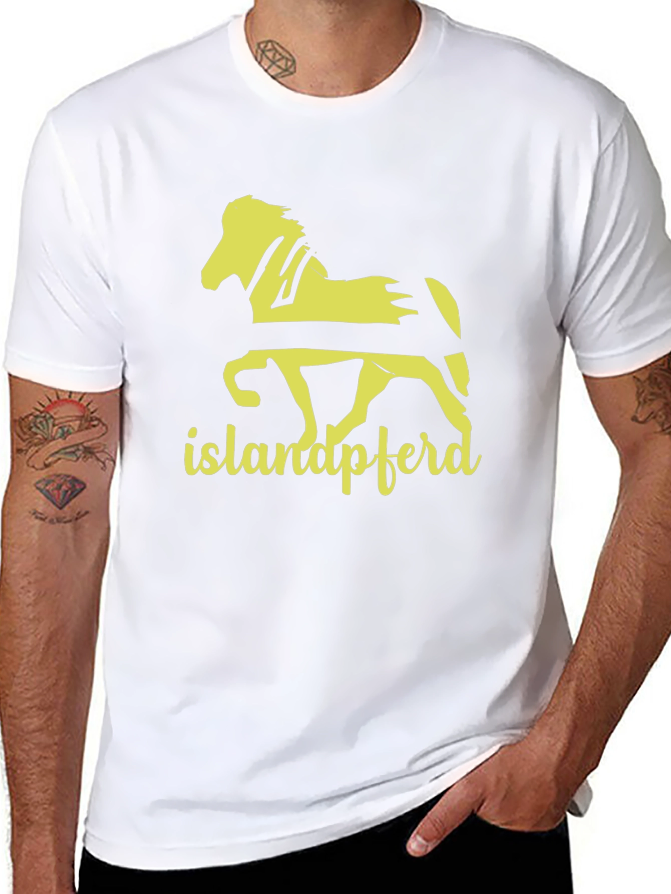 Icelandic Horse T-Shirt - Islandpferd Tee - Black