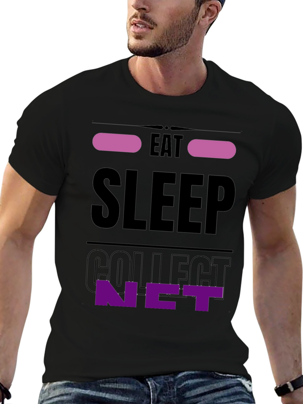 Eat Sleep Collect NFT T-Shirt