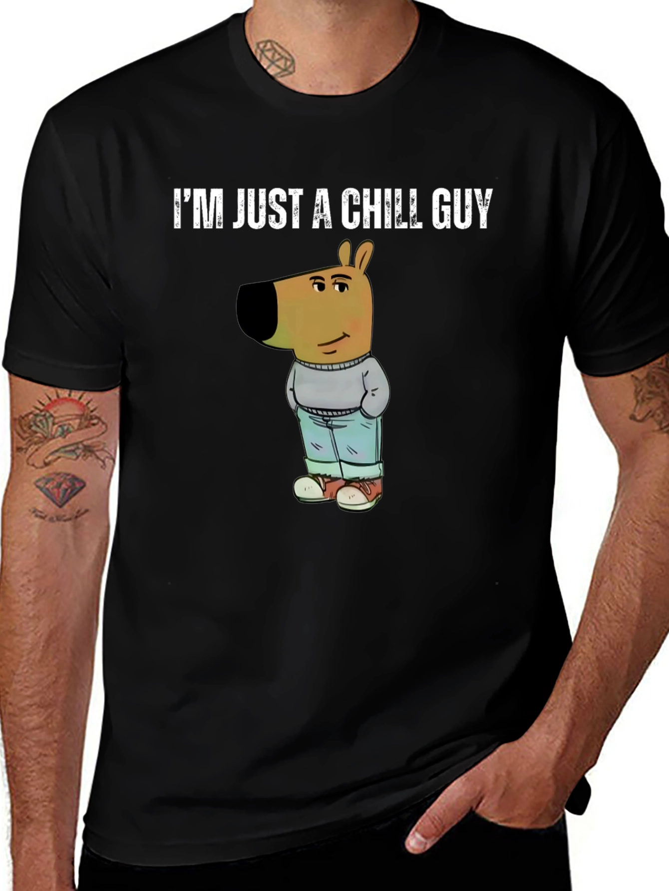 Chill Dog Graphic Tee - Comfortable Casual Wear