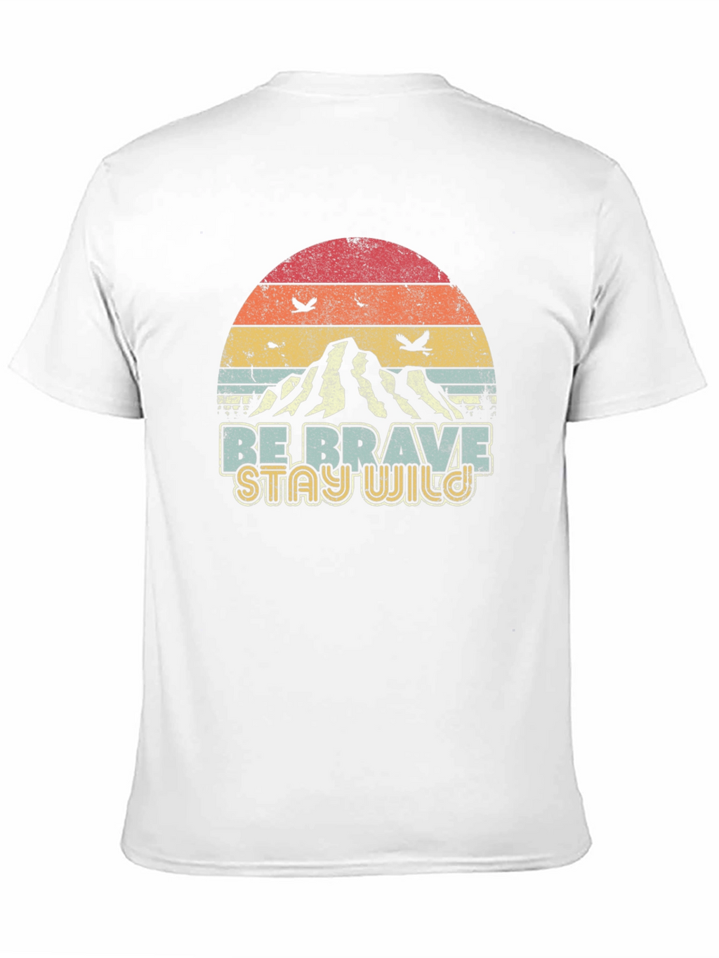 Retro Be Brave Stay Wild Graphic Tee