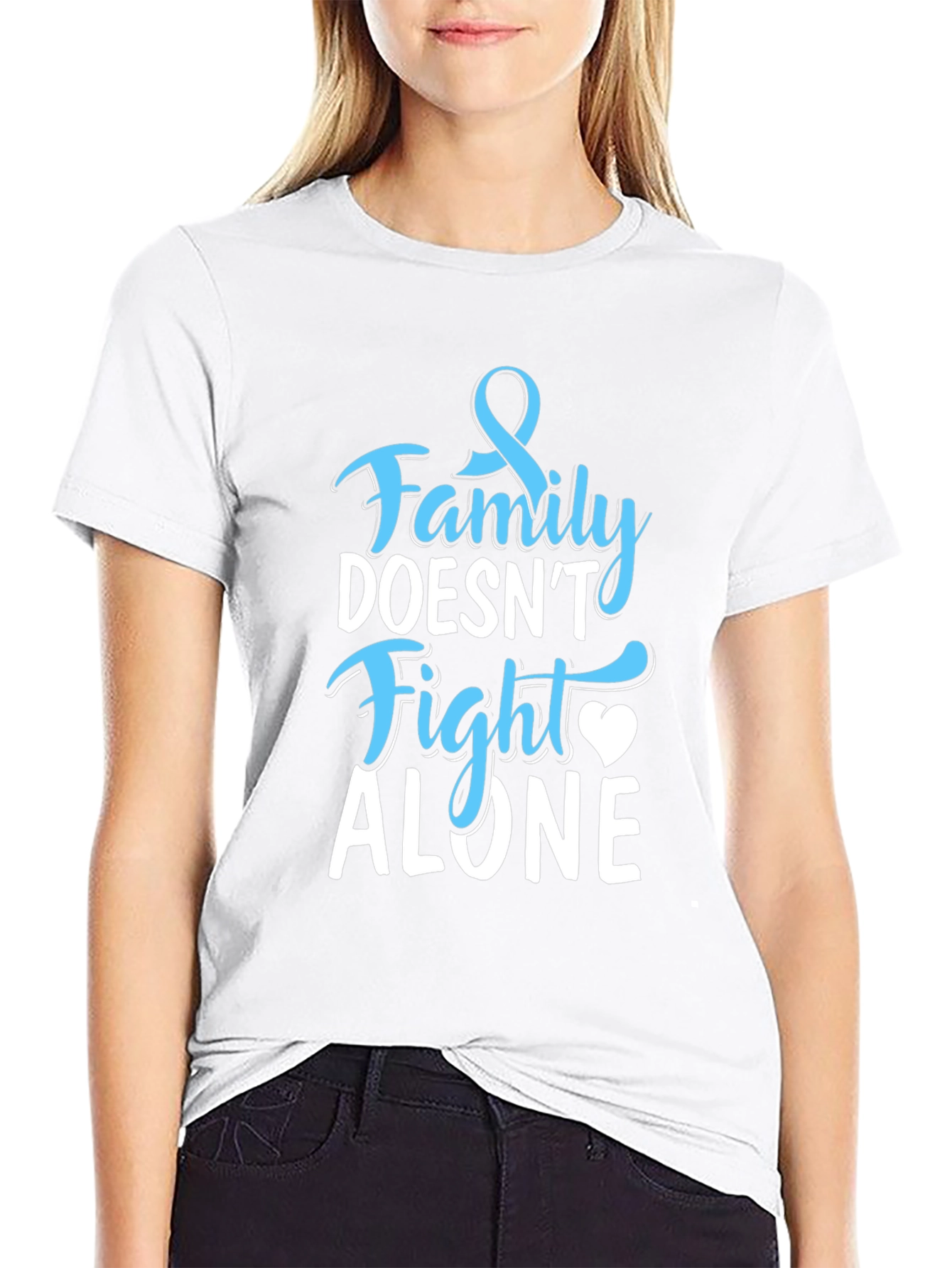 Family Doesnt Fight Alone Awareness T-Shirt