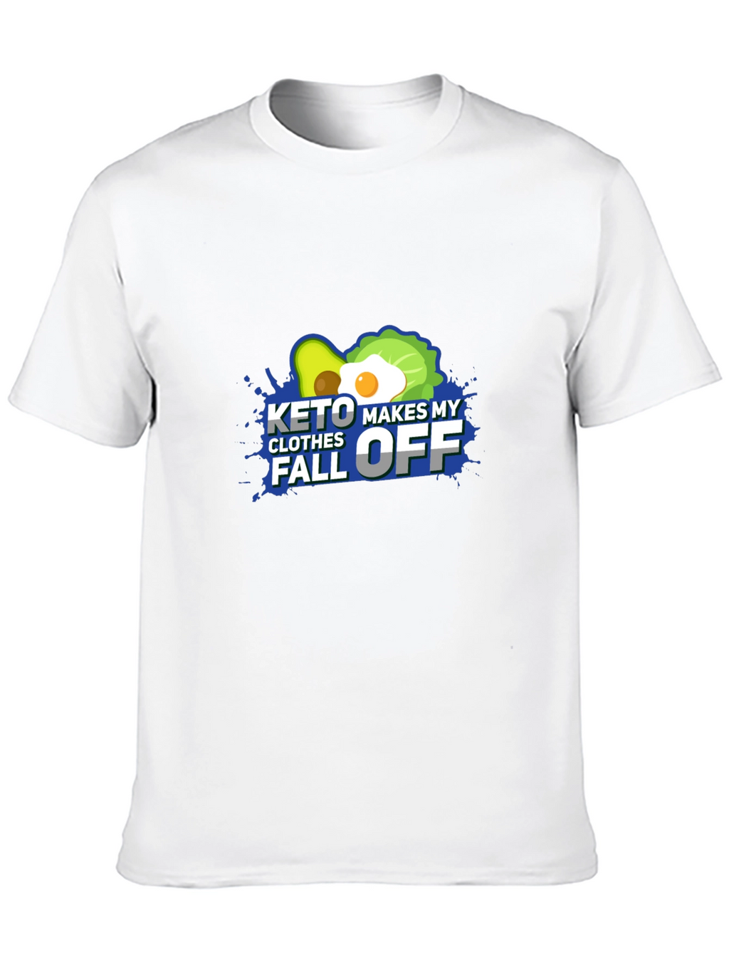 Keto Makes My Clothes Fall Off - Black T-Shirt