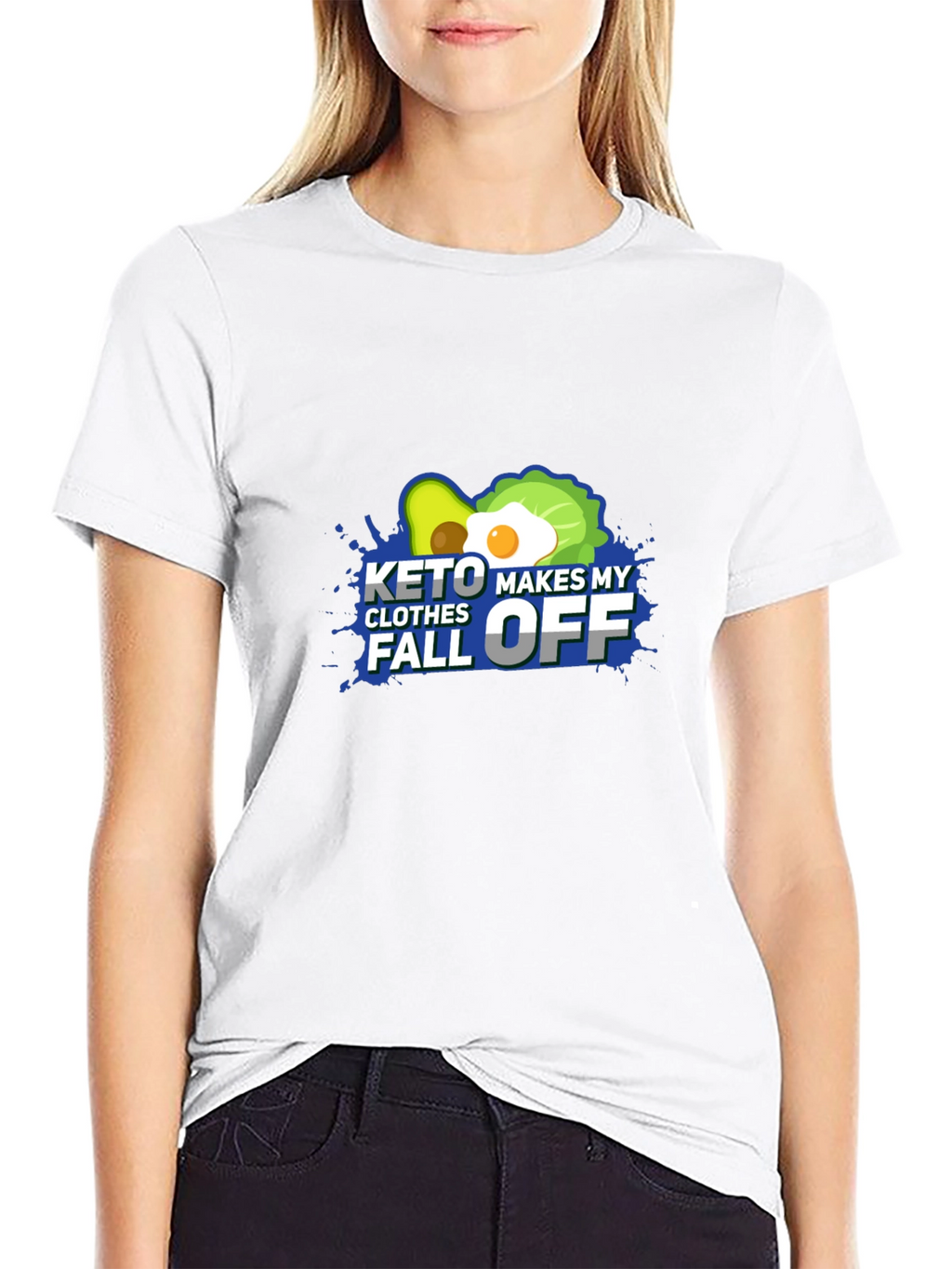Keto Makes My Clothes Fall Off - Black T-Shirt