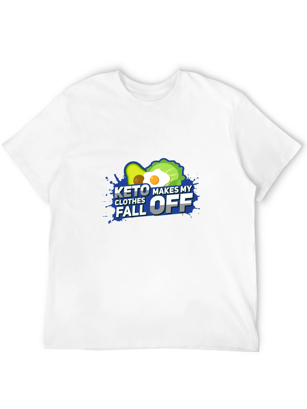 Keto Makes My Clothes Fall Off - Black T-Shirt