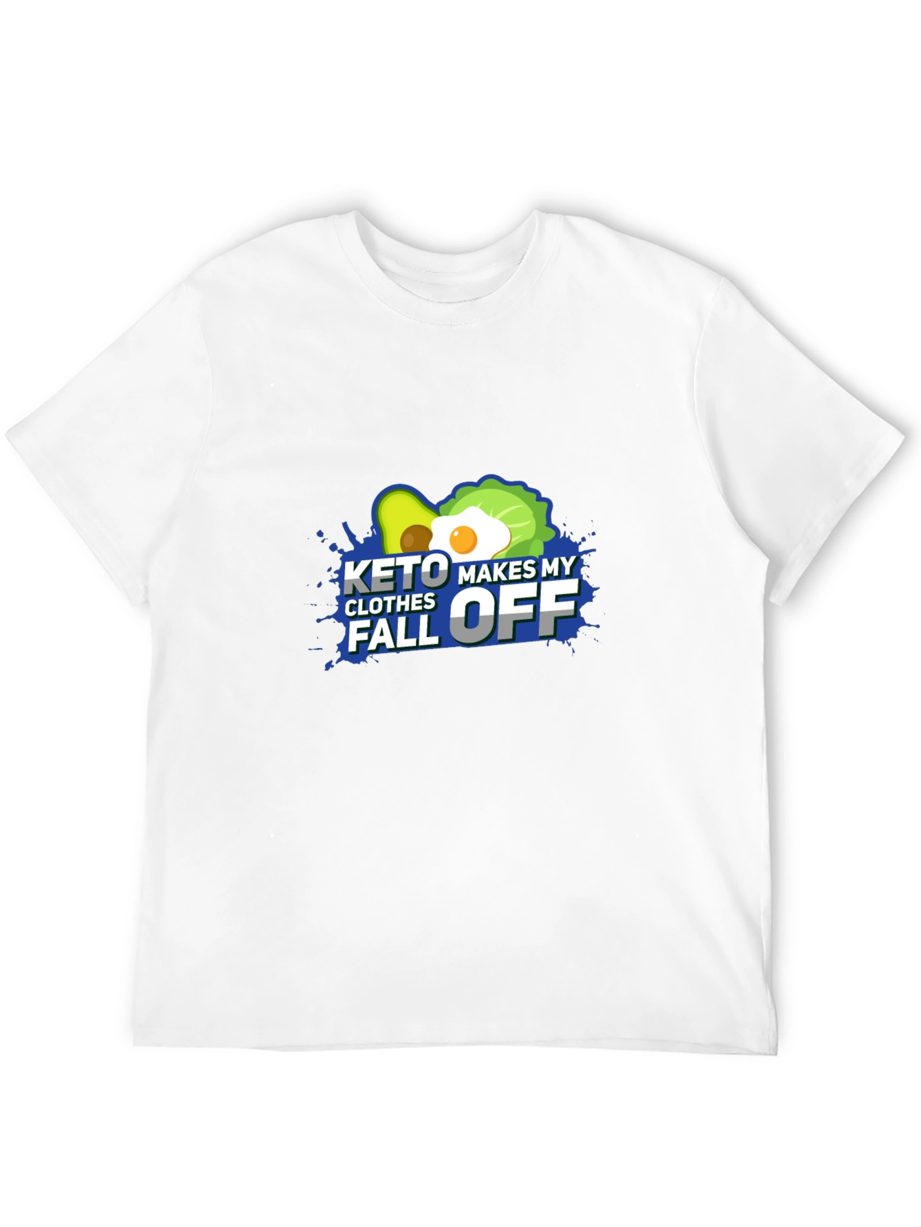 Keto Makes My Clothes Fall Off - Black T-Shirt