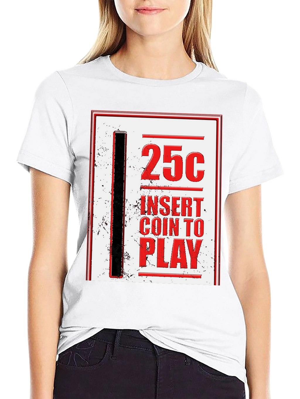 25 Cent Insert Coin to Play Graphic Tee