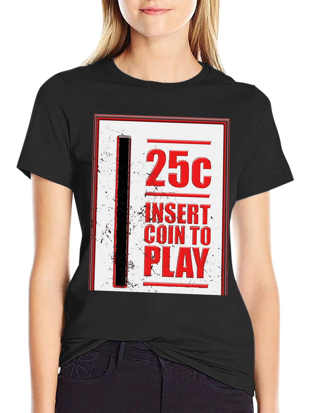25 Cent Insert Coin to Play Graphic Tee
