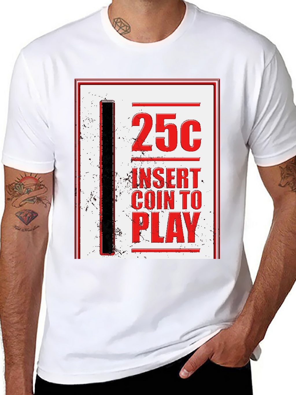 25 Cent Insert Coin to Play Graphic Tee