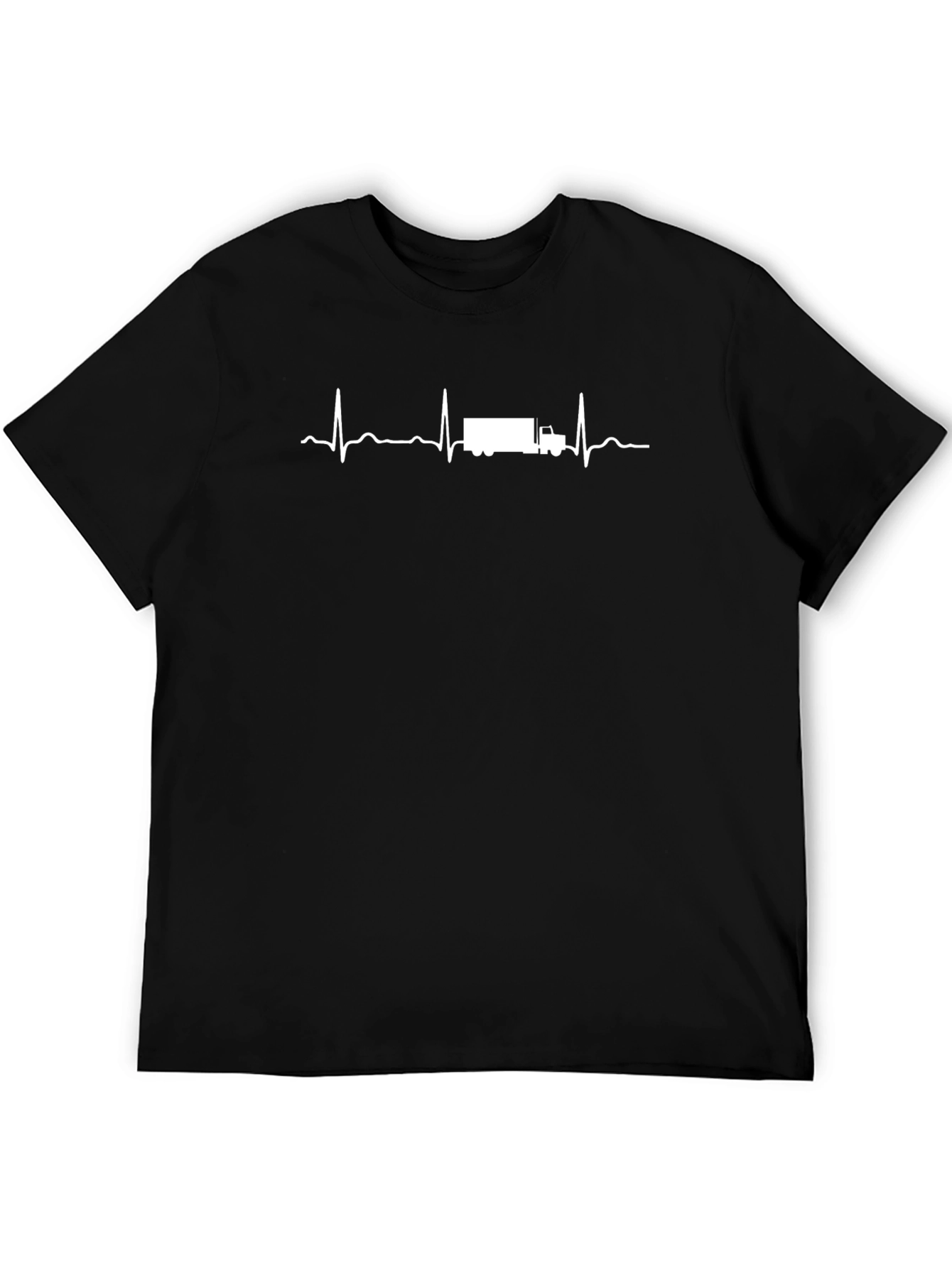 Trucker Heartbeat T-Shirt - Drive with Passion!