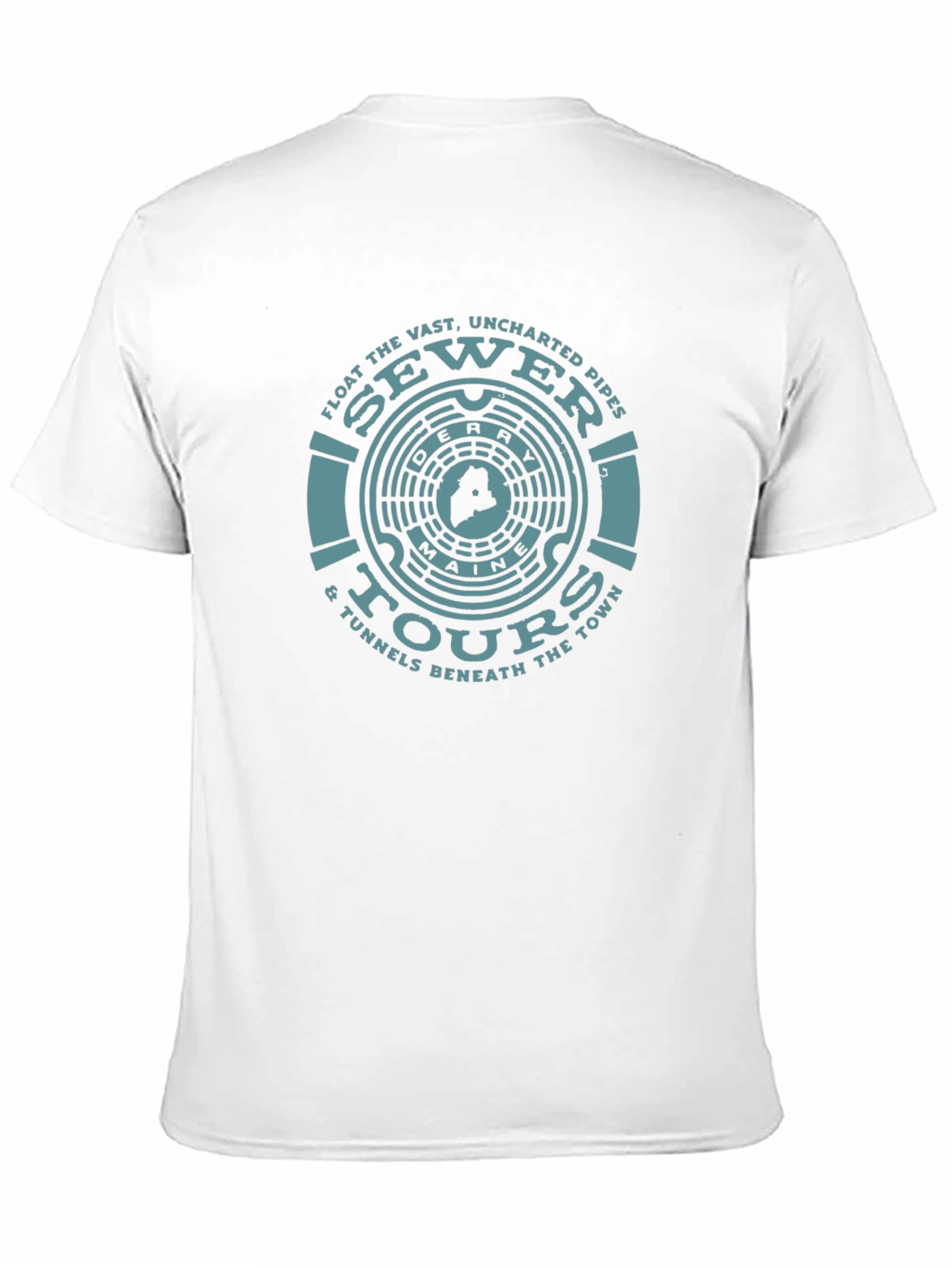 Derry Maine Sewer Tours T-Shirt - Uncharted Pipes
