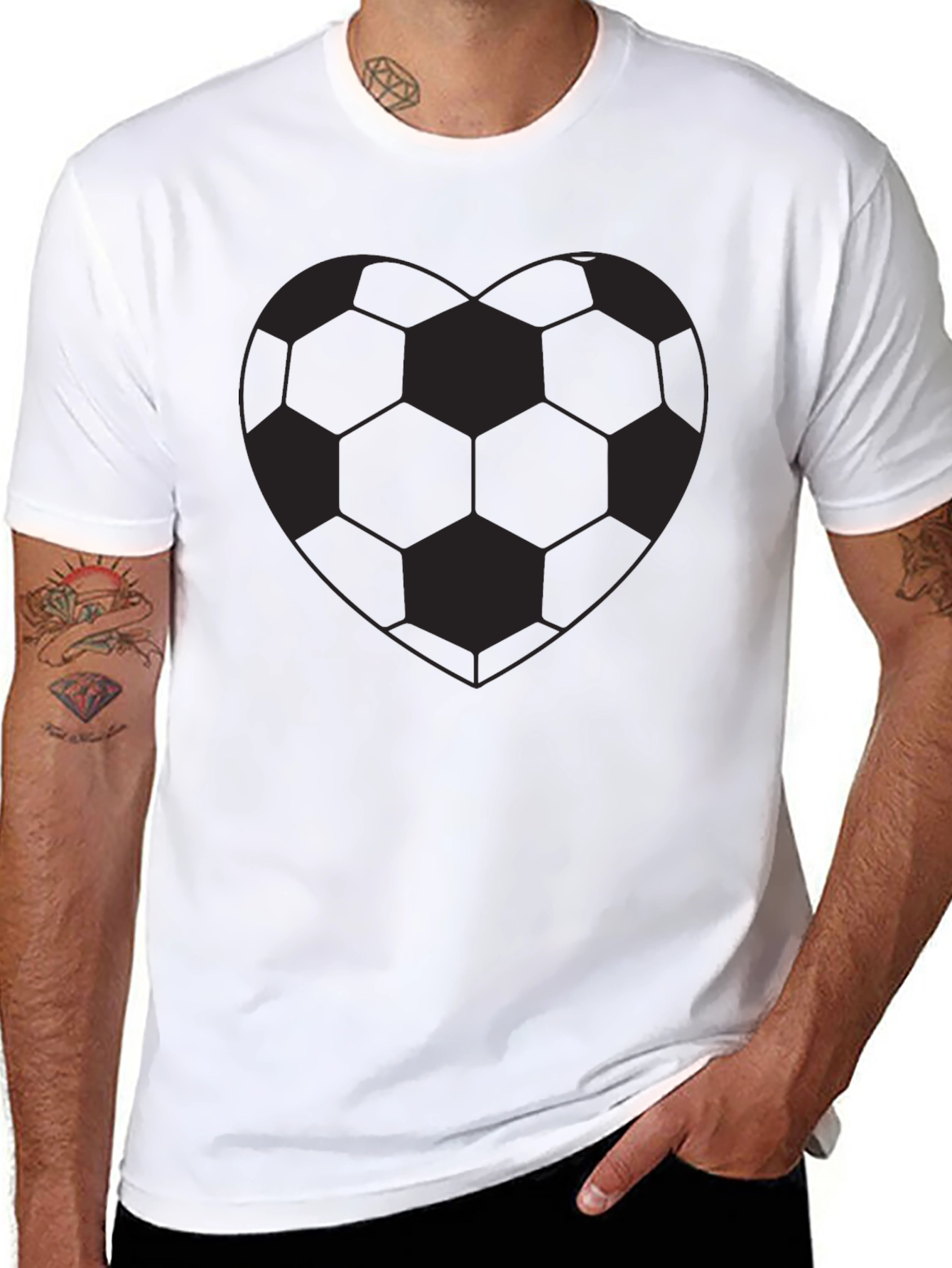 Soccer Heartbeat T-Shirt - Passion on Display