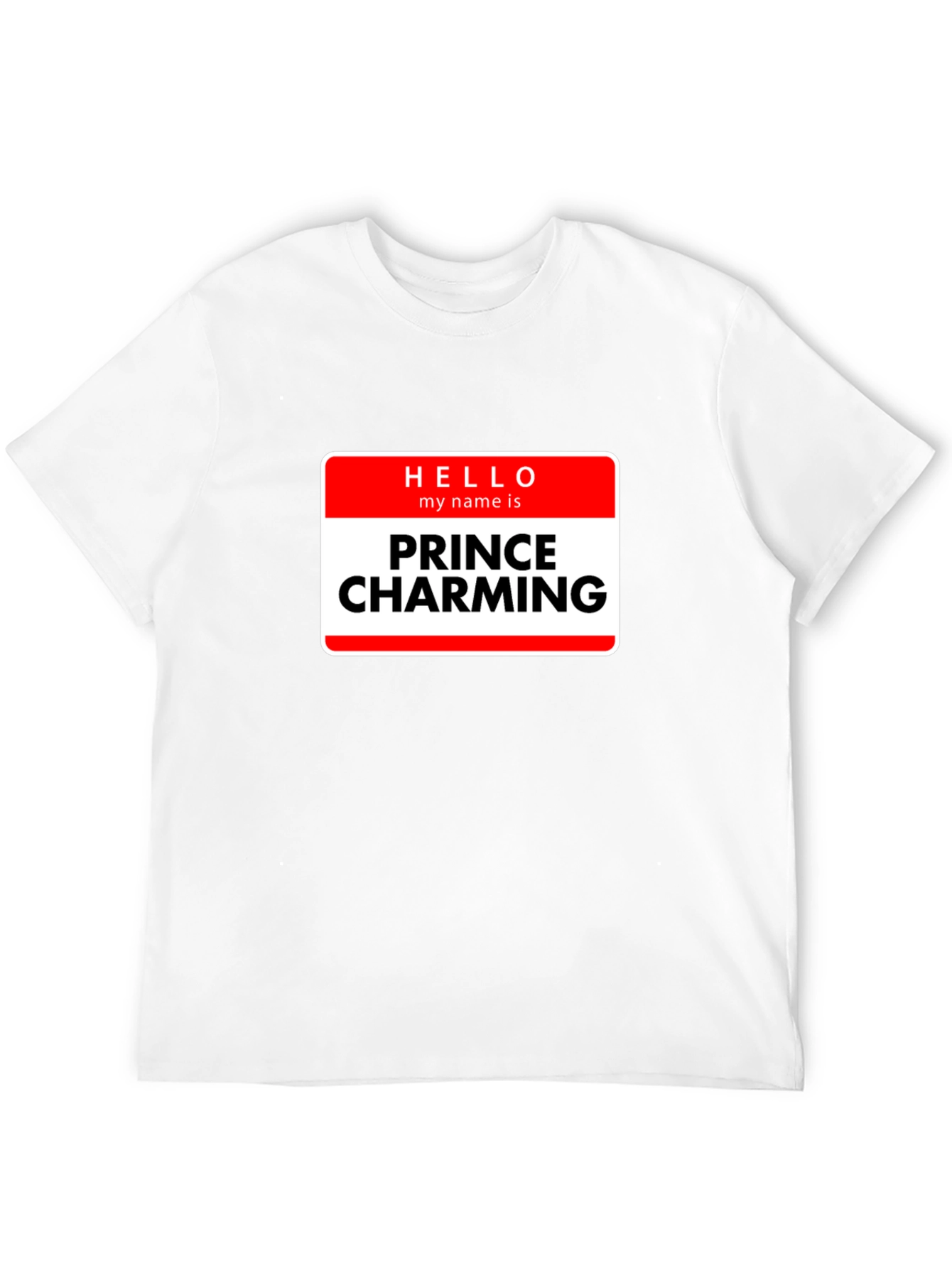 Prince Charming Novelty T-Shirt - Black Graphic Tee