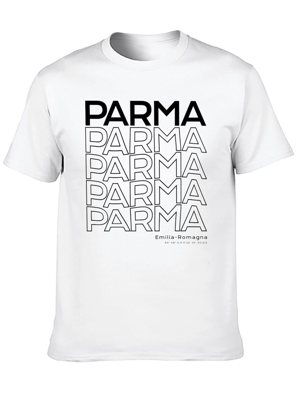 Parma Text Graphic Tee - Emilia Romagna Italy