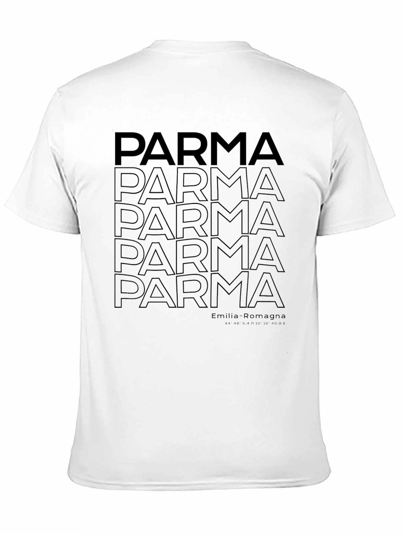 Parma Text Graphic Tee - Emilia Romagna Italy