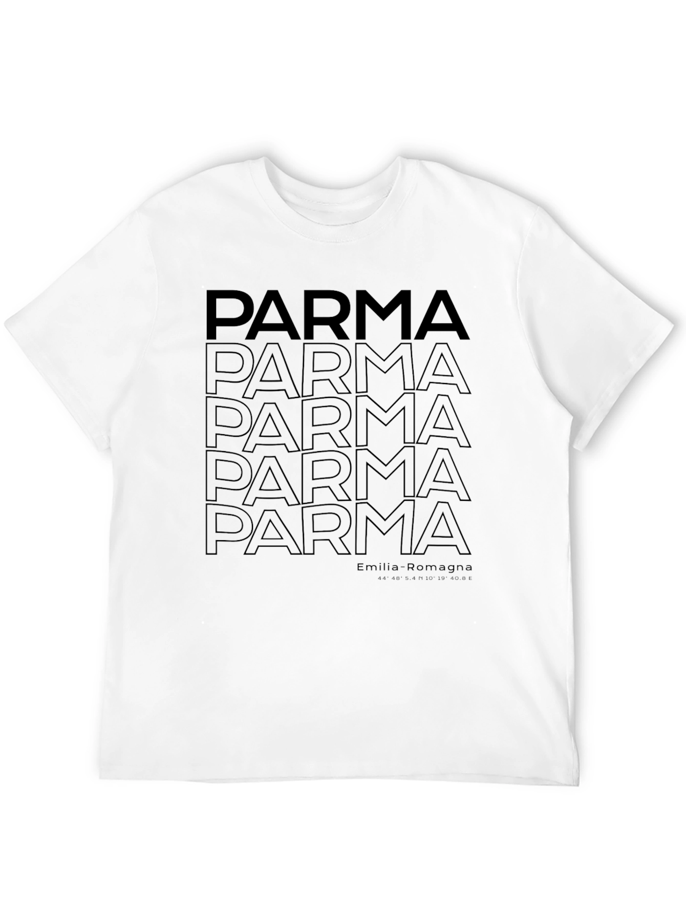 Parma Text Graphic Tee - Emilia Romagna Italy